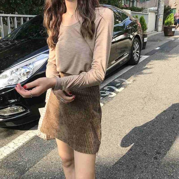 レディース　コーデュロイスカート　台形スカート　ハイウエスト　ミニ丈　ボトムス　カジュアル　キュート　可愛い　フェミニン　きれいめ　エレガント　おしゃれ　お出かけ　デイリー　普段着　ブラウン　ベージュ　S　M　L　サイズ　送料無料