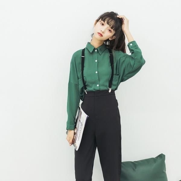 レディース　アンクルパンツ　サスペンダー　クロップドパンツ　半端丈　ボトムス　カジュアル　キュート　可愛い　フェミニン　きれいめ　エレガント　おしゃれ　お出かけ　オフィス　デイリー　普段着　ブラック　S　M　L　サイズ　送料無料