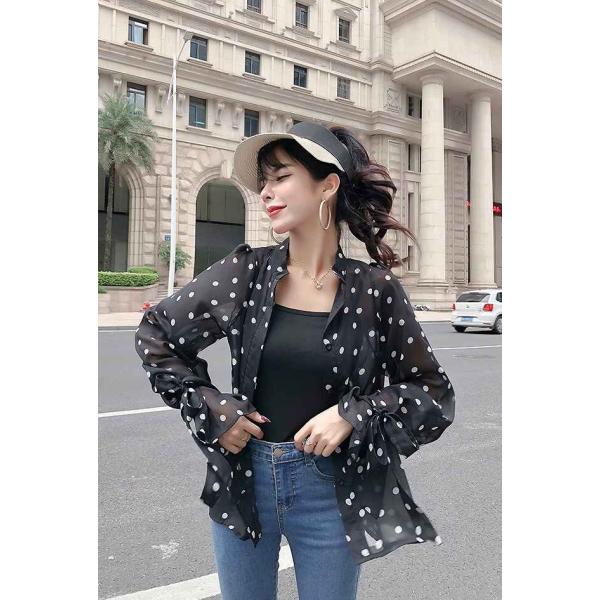 レディース　ブラウス　シャツ　長袖　キャンディスリーブ　ボリュームスリーブ　トップス　カジュアル　キュート　可愛い　フェミニン　きれいめ　上品　エレガント　おしゃれ　お出かけ　オフィス　デート　デイリー　ブラック　ホワイト　S　M　L　XL　サイズ　送料無料