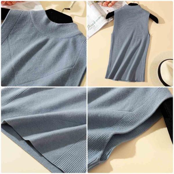 レディース ベスト ニット セーター ノースリーブ トップス カジュアル キュート フリーサイズ 送料無料