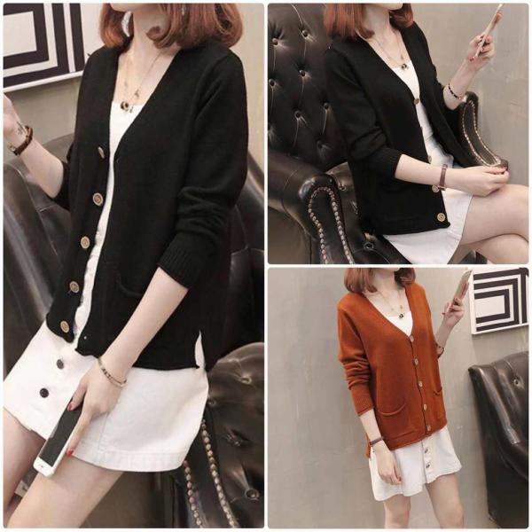 レディース カーディガン ニット ジャケット アウター 羽織 長袖 ホワイト ブラウン ブラック イエロー フリーサイズ ワンサイズ 送料無料