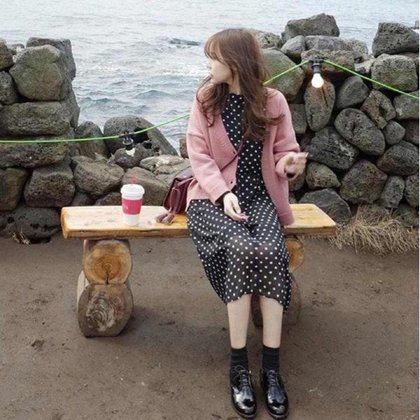 レディース カーディガン ニット ジャケット アウター 羽織 長袖 トップス ピンク ブルー ネイビー フリーサイズ ワンサイズ 送料無料