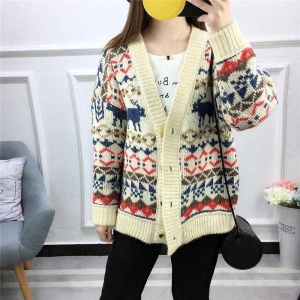レディース カーディガン ニット ジャケット アウター 羽織 長袖 トップス イエロー ホワイト レッド フリーサイズ ワンサイズ 送料無料
