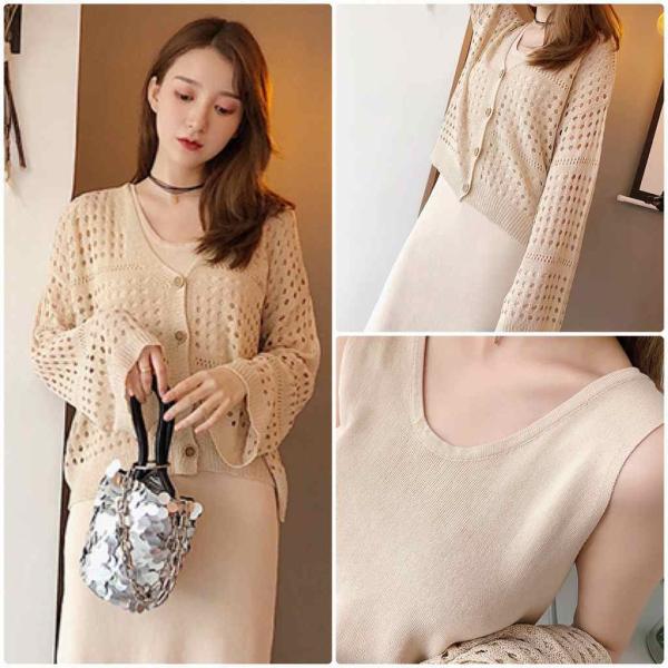 レディース ワンピース ニットワンピ ミディ丈 シンプル タイト スリム ノースリーブ ベージュ ブラウン フリーサイズ ワンサイズ 送料無料