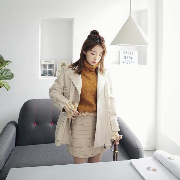 レディース ジャケット トレンチコート 腰紐 アウター 長袖 ベージュ S M サイズ 送料無料