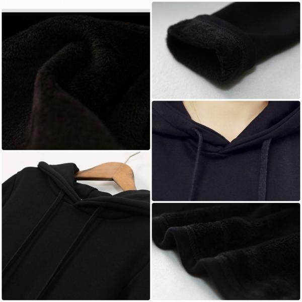 レディース ワンピース スウェット パーカー フード付き ミモレ丈 シンプル タイト スリム 長袖 ブラック ワインレッド グレー 送料無料