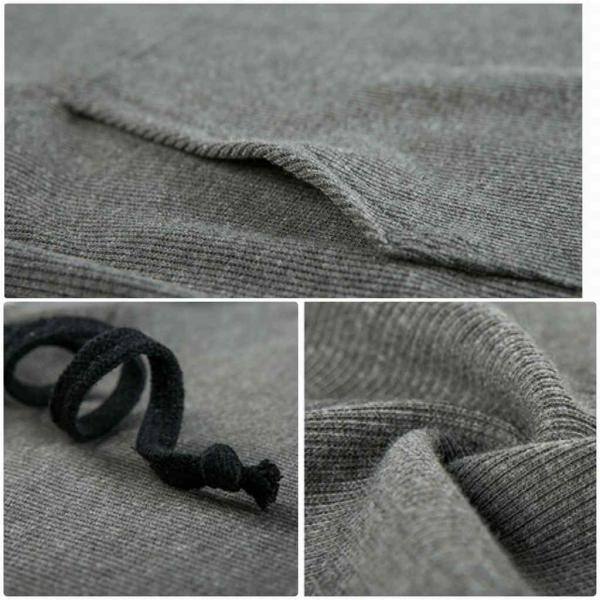 レディース ワンピース Tシャツワンピ パーカー フード付き ミモレ丈 シンプル タイト スリム 長袖 ブラック グレー 大きいサイズ 送料無料