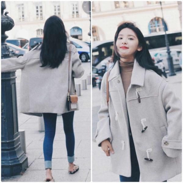 レディース ダッフルコート ウール ゆったり オーバーサイズ アウター 秋 冬 オートミール S M L XL 送料無料