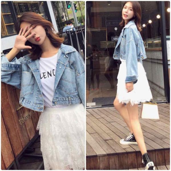 レディース　デニムジャケット　ケミカルウォッシュ　ジージャン　アウター　秋　冬　カジュアル　長袖　キュート　大人　可愛い　フェミニン　きれいめ　エレガント　おしゃれ　お出かけ　お呼ばれ　デイリー　オフィス　普段着　ブルー　S　M　L　サイズ　送料無料