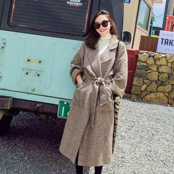 レディース　ウールコート　チェスターコート　ロング丈　ジャケット　アウター　秋　冬　カジュアル　キュート　大人　可愛い　フェミニン　きれいめ　エレガント　おしゃれ　お出かけ　お呼ばれ　デイリー　オフィス　普段着　ブラウン　S　M　L　XL　サイズ　送料無料