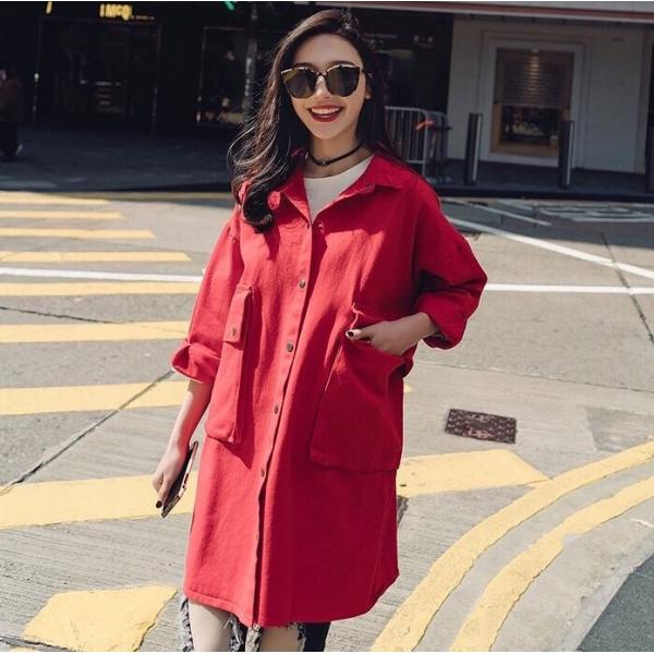 レディース　アウター　ショートコート　長袖　無地　春秋　カジュアル　大人可愛い　フェミニン　通勤　通学　お出かけ　デート　デイリー　ピンク　レッド　S　M　L　送料無料