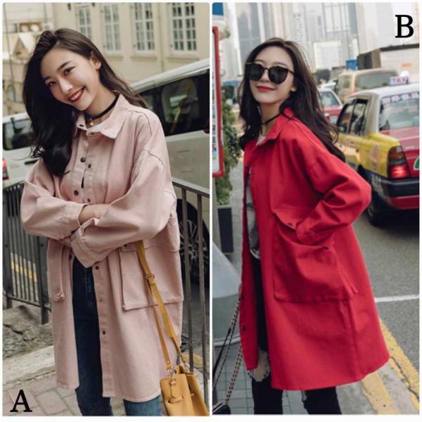 レディース　アウター　ショートコート　長袖　無地　春秋　カジュアル　大人可愛い　フェミニン　通勤　通学　お出かけ　デート　デイリー　ピンク　レッド　S　M　L　送料無料