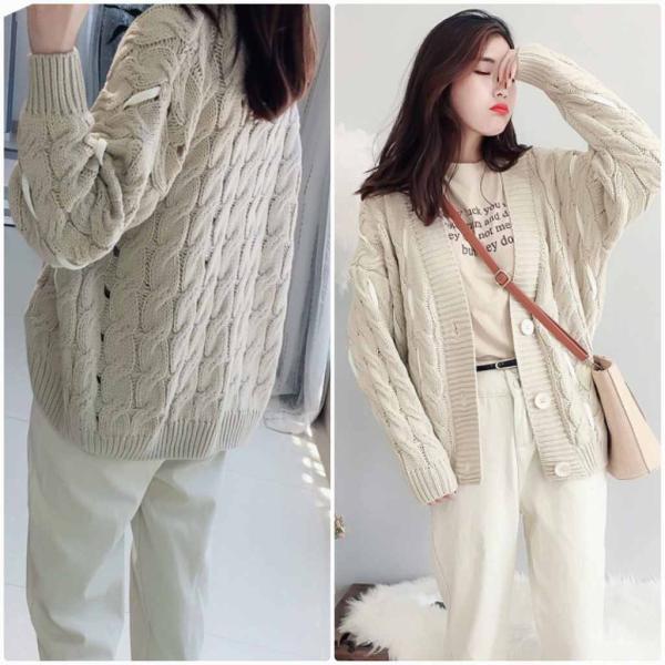 レディース　カーディガン　ニット　シンプル　セーター　ジャケット　アウター　羽織　長袖　トップス　カジュアル　キュート　大人　可愛い　フェミニン　おしゃれ　お出かけ　オフィス　デイリー　普段着　カーキ　ホワイト　ブルー　フリーサイズ　送料無料