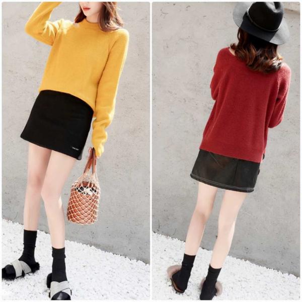 レディース　ニット　ボーダー　肩出し　肩見せ　セーター　長袖　ゆったり　トップス　秋　冬　カジュアル　キュート　大人　可愛い　大人女子　フェミニン　おしゃれ　お出かけ　デイリー　イエロー　ホワイト　レッド　ブルー　ベージュ　フリーサイズ　送料無料