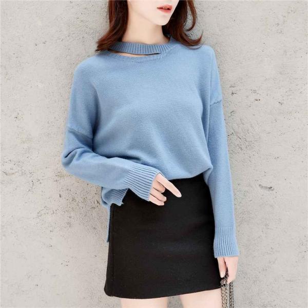 レディース　ニット　セーター　長袖　プルオーバー　ゆったり　トップス　秋　冬　カジュアル　キュート　大人　可愛い　大人女子　フェミニン　おしゃれ　お出かけ　オフィス　デイリー　ホワイト　レッド　ブルー　ベージュ　フリーサイズ　送料無料