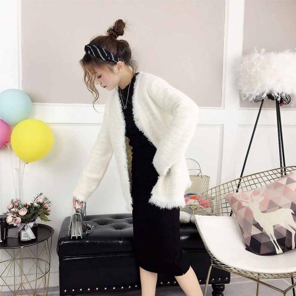 レディース　カーディガン　ニット　ボーダー　ゆったり　ジャケット　アウター　羽織　長袖　トップス　カジュアル　キュート　大人　可愛い　フェミニン　おしゃれ　お出かけ　オフィス　デイリー　普段着　ホワイト　ブルー　ピンク　イエロー　フリーサイズ　送料無料