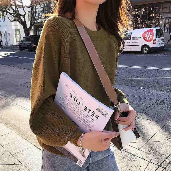 レディース　ニット　セーター　長袖　ゆったり　オーバーサイズ　トップス　秋　冬　カジュアル　キュート　大人　可愛い　フェミニン　おしゃれ　お出かけ　オフィス　デイリー　普段着　ホワイト　カーキ　オリーブ　ブラック　パープル　ピンク　フリーサイズ　送料無料