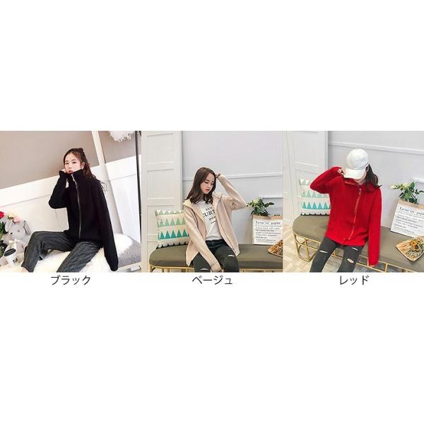 レディース　カーディガン　ソリッドカラー　ニット　シンプル　ゆったり　ジャケット　アウター　羽織　長袖　トップス　カジュアル　キュート　大人　可愛い　フェミニン　おしゃれ　お出かけ　オフィス　デイリー　普段着　ベージュ　ブラック　レッド　送料無料