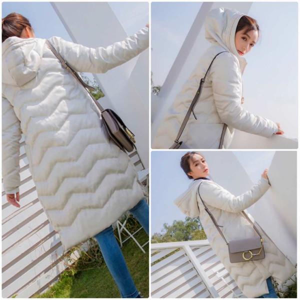 レディース　ロングダウンコート　ロング丈　ジャケット　アウター　秋　冬　カジュアル　キュート　大人　可愛い　大人女子　フェミニン　きれいめ　エレガント　おしゃれ　お出かけ　お呼ばれ　デイリー　オフィス　ホワイト　S　M　L　サイズ　送料無料