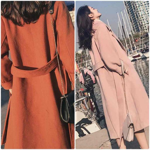 レディース　トレンチコート　ウール　コート　アウター　秋　冬　カジュアル　キュート　大人　可愛い　大人女子　フェミニン　きれいめ　エレガント　おしゃれ　お出かけ　お呼ばれ　デイリー　オフィス　ピンク　ベージュ　ホワイト　ブラウン　小さいサイズ　送料無料