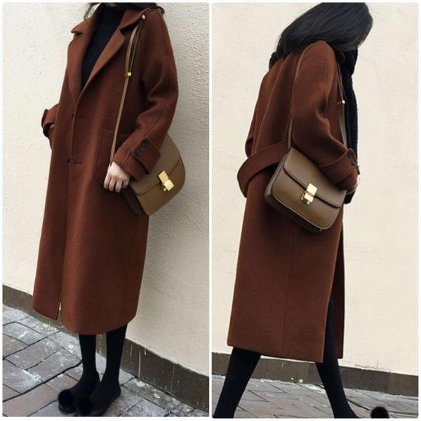 レディース　チェスターコート　ウール　コート　アウター　秋　冬　カジュアル　キュート　大人　可愛い　大人女子　フェミニン　きれいめ　エレガント　おしゃれ　お出かけ　お呼ばれ　デイリー　オフィス　ブラウン　S　M　L　XL　XXL　大きいサイズ　送料無料