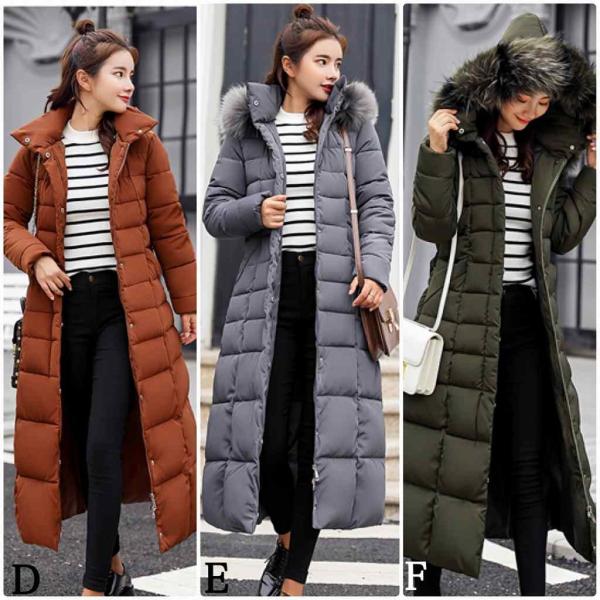 レディース　中綿ジャケット　フェイクファー　エイコファー　ダウンジャケット　コート　アウター　秋　冬　カジュアル　キュート　大人　可愛い　大人女子　おしゃれ　お出かけ　デイリー　オフィス　レッド　ホワイト　ブラック　ブラウン　グレー　カーキ　送料無料