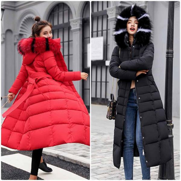 レディース　中綿ジャケット　フェイクファー　エイコファー　ダウンジャケット　コート　アウター　秋　冬　カジュアル　キュート　大人　可愛い　大人女子　おしゃれ　お出かけ　デイリー　オフィス　レッド　ホワイト　ブラック　ブラウン　グレー　カーキ　送料無料
