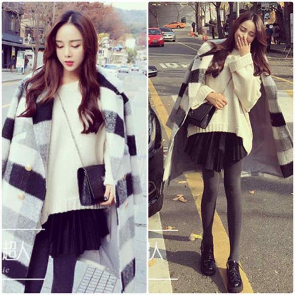 レディース　チェスターコート　チェック柄　ウール　コート　ジャケット　アウター　秋　冬　カジュアル　キュート　大人　可愛い　大人女子　フェミニン　きれいめ　エレガント　おしゃれ　お出かけ　お呼ばれ　デイリー　オフィス　ホワイト×ブラック　送料無料