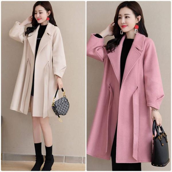 レディース　ウールコート　腰紐　コート　ジャケット　アウター　秋　冬　カジュアル　キュート　大人　可愛い　大人女子　フェミニン　きれいめ　エレガント　おしゃれ　お出かけ　お呼ばれ　デイリー　オフィス　ホワイト　ブルー　ピンク　大きいサイズ　送料無料