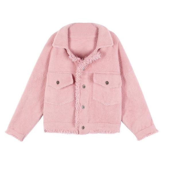 レディース　ベルベット　コート　ショート丈　ジャケット　アウター　秋　冬　カジュアル　キュート　大人　可愛い　大人女子　フェミニン　きれいめ　エレガント　おしゃれ　お出かけ　お呼ばれ　デイリー　オフィス　ベージュ　ホワイト　ピンク　S　M　L　XL　送料無料