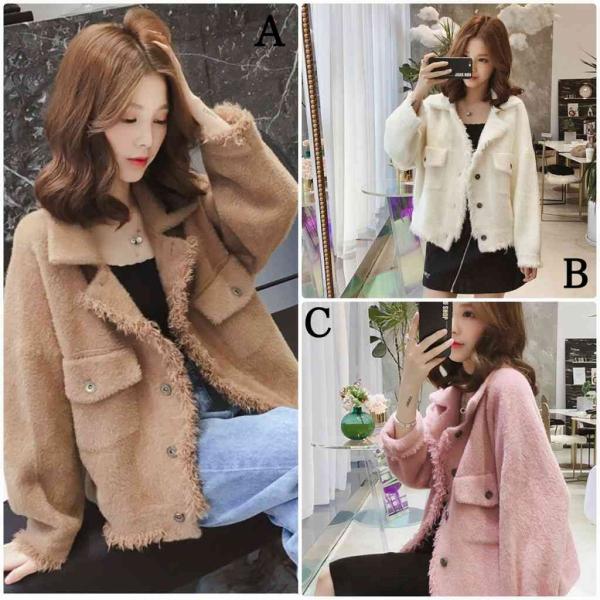 レディース　ベルベット　コート　ショート丈　ジャケット　アウター　秋　冬　カジュアル　キュート　大人　可愛い　大人女子　フェミニン　きれいめ　エレガント　おしゃれ　お出かけ　お呼ばれ　デイリー　オフィス　ベージュ　ホワイト　ピンク　S　M　L　XL　送料無料