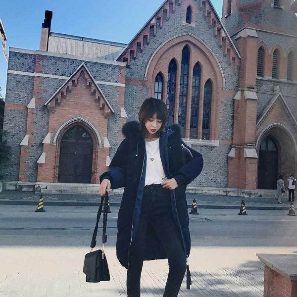 レディース　アウター　ロング　中綿　コート　ジャケット　ジップアップ　フード付き　ファー　無地　長袖　秋冬　カジュアル　大人可愛い　フェミニン　通勤　通学　お出かけ　デイリー　ネイビー　ピンク　グレー　ホワイト　ブルー　M　L　XL　2XL　3XL　送料無料