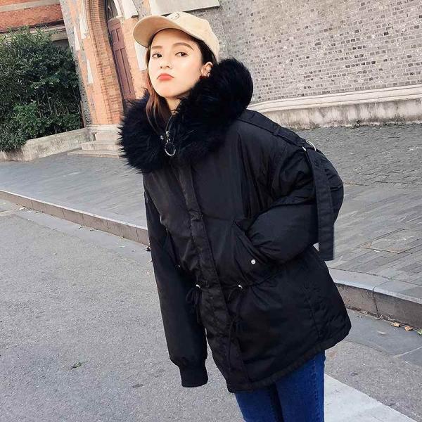 レディース　アウター　中綿　ジャケット　ミディアム丈　フード付き　ファー　無地　長袖　ゆったり　秋冬　カジュアル　大人可愛い　フェミニン　通勤　通学　お出かけ　デート　デイリー　キャメル　ホワイト　グレー　ピンク　ブラック　S　M　L　XL　2XL　送料無料