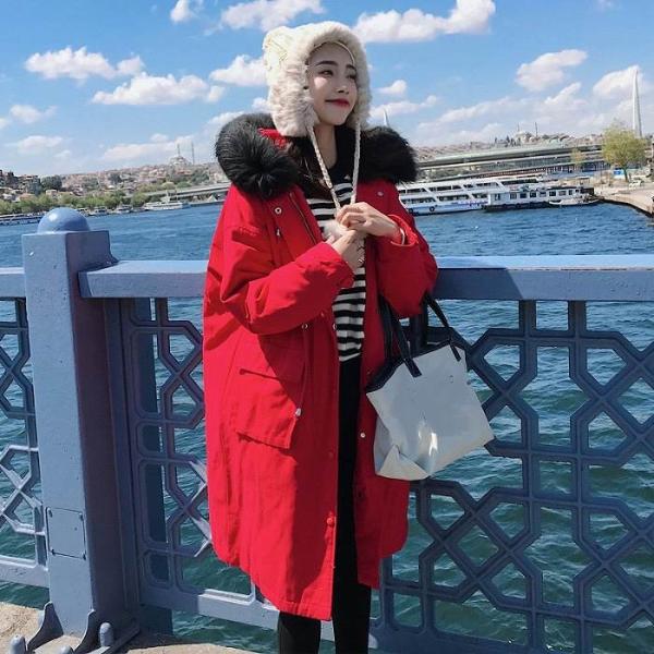 レディース　アウター　ロング　中綿　コート　ジャケット　フード付き　ボリュームファー　無地　長袖　秋冬　カジュアル　大人可愛い　フェミニン　通勤　通学　デート　デイリー　ライトグリーン　ホワイト　ピンク　ブラック　レッド　グリーン　S　M　L　送料無料