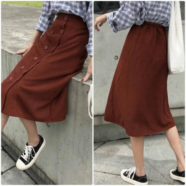 レディース　ニット　ロングスカート　ハイウエスト　タイト　ミモレ丈　秋　冬　ボトムス　カジュアル　キュート　大人　可愛い　フェミニン　きれいめ　おしゃれ　お出かけ　デイリー　二次会　お呼ばれ　ブラウン　ブラック　ベージュ　フリーサイズ　送料無料