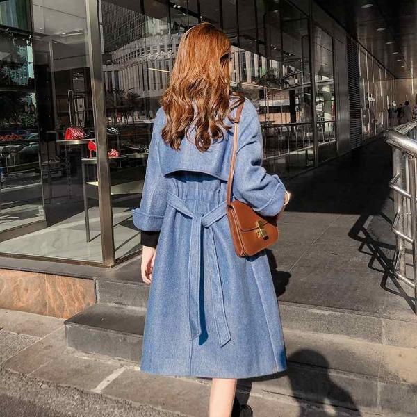 レディース　チェスターコート　ジャケット　ロング丈　アウター　秋　冬　カジュアル　キュート　大人　可愛い　大人女子　フェミニン　きれいめ　エレガント　おしゃれ　お出かけ　お呼ばれ　デイリー　オフィス　イエロー　ブルー　ベージュ　フリーサイズ　送料無料