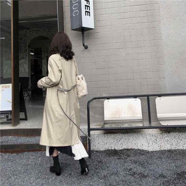 レディース　ロングコート　チェック柄　ロング丈　ジャケット　アウター　秋　冬　カジュアル　キュート　大人　可愛い　大人女子　フェミニン　きれいめ　エレガント　おしゃれ　お出かけ　お呼ばれ　デイリー　オフィス　ベージュ　チェック　フリーサイズ　送料無料