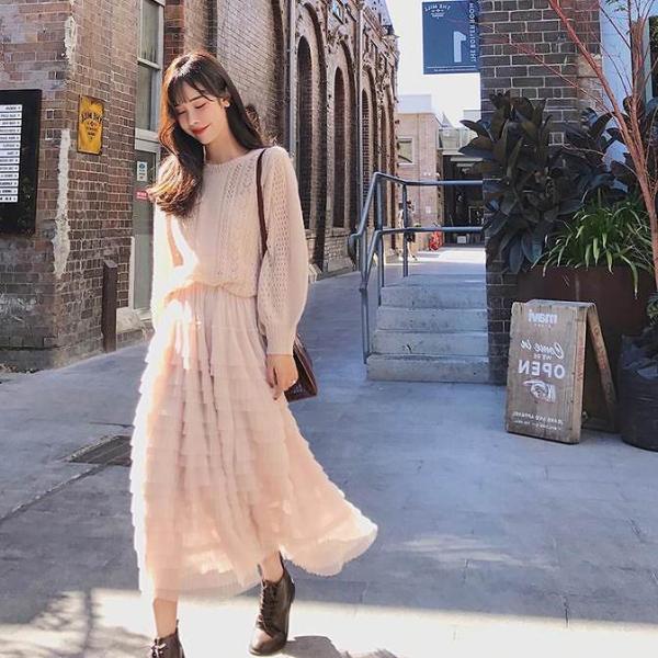 レディース　ティアードスカート　ハイウエスト　ミモレ丈　マキシ丈　秋　冬　ボトムス　カジュアル　キュート　大人　可愛い　フェミニン　きれいめ　おしゃれ　お出かけ　デイリー　二次会　お呼ばれ　ピンク　ブラック　グレー　S　M　L　サイズ　送料無料