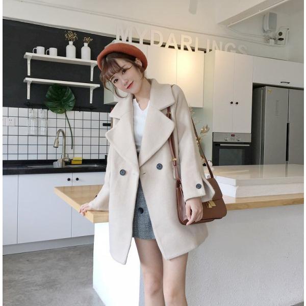 レディース　ウールコート　ロング丈　アウター　ジャケット　秋　冬　カジュアル　キュート　大人　可愛い　大人女子　フェミニン　きれいめ　エレガント　おしゃれ　お出かけ　お呼ばれ　デイリー　オフィス　ブラウン　ベージュ　ピンク　フリーサイズ　送料無料