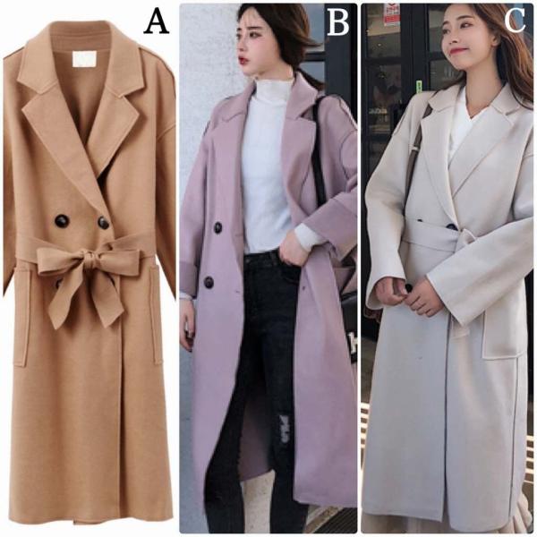 レディース　チェスターコート　ロング丈　アウター　ジャケット　秋　冬　カジュアル　キュート　大人　可愛い　大人女子　フェミニン　きれいめ　エレガント　おしゃれ　お出かけ　お呼ばれ　デイリー　オフィス　ベージュ　ブラウン　ピンク　S　M　L　XL　送料無料