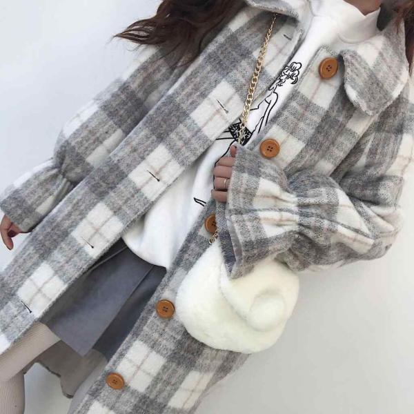 レディース　ロングコート　キャンディスリーブ　アウター　ジャケット　秋　冬　カジュアル　キュート　大人　可愛い　大人女子　フェミニン　きれいめ　エレガント　おしゃれ　お出かけ　お呼ばれ　デイリー　オフィス　グレー　フリーサイズ　送料無料