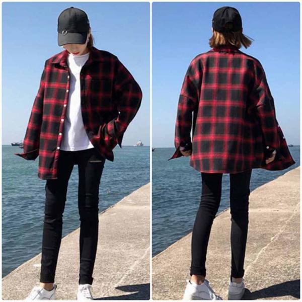 レディース　シャツジャケット　裏ボア　あったか　オーバーサイズ　アウター　ジャケット　秋　冬　カジュアル　キュート　大人　可愛い　大人女子　フェミニン　きれいめ　エレガント　おしゃれ　お出かけ　お呼ばれ　デイリー　ブラック　レッド　フリーサイズ　送料無料