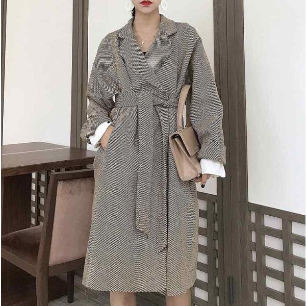 レディース　コート　ロング丈　ラペルコート　ロングコート　アウター　ジャケット　秋　冬　カジュアル　キュート　大人　可愛い　大人女子　フェミニン　きれいめ　エレガント　おしゃれ　お出かけ　お呼ばれ　オフィス　ブラック　フリーサイズ　送料無料