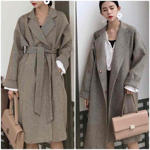 レディース　コート　ロング丈　ラペルコート　ロングコート　アウター　ジャケット　秋　冬　カジュアル　キュート　大人　可愛い　大人女子　フェミニン　きれいめ　エレガント　おしゃれ　お出かけ　お呼ばれ　オフィス　ブラック　フリーサイズ　送料無料