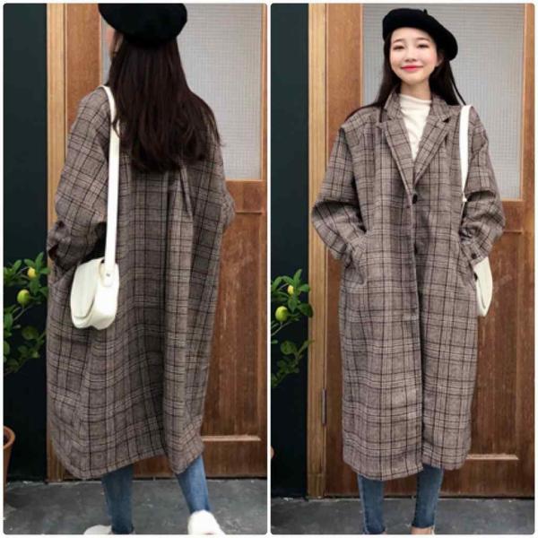 レディース　コート　ロング丈　チェスターコート　チェック柄　ロングコート　アウター　ジャケット　秋　冬　カジュアル　キュート　大人　可愛い　大人女子　フェミニン　きれいめ　エレガント　おしゃれ　お出かけ　ブラック　ブラウン　フリーサイズ　送料無料