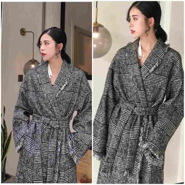 レディース　コート　チェック柄　あったか　アウター　ジャケット　秋　冬　カジュアル　キュート　大人　可愛い　大人女子　フェミニン　きれいめ　エレガント　おしゃれ　お出かけ　お呼ばれ　デイリー　オフィス　レッド　ブラック　フリーサイズ　送料無料