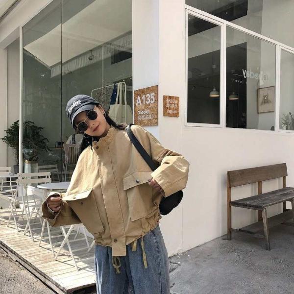 レディース　ジャケット　スタンドカラー　あったか　アウター　ゆったり　オーバーサイズ　秋　冬　カジュアル　キュート　大人　可愛い　大人女子　フェミニン　きれいめ　おしゃれ　お出かけ　お呼ばれ　デイリー　ベージュ　ブラック　フリーサイズ　送料無料