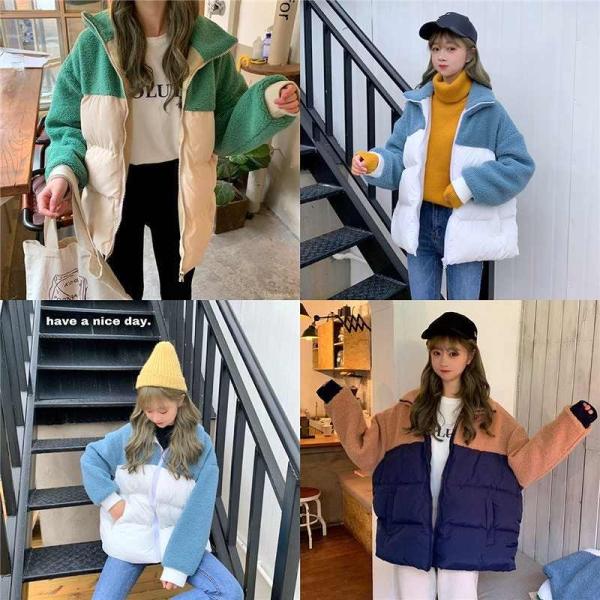 レディース　中綿ジャケット　フリース　アウター　コート　秋　冬　カジュアル　キュート　大人　可愛い　大人女子　フェミニン　きれいめ　エレガント　おしゃれ　お出かけ　お呼ばれ　デイリー　オフィス　ネイビー　ホワイト　ベージュ　フリーサイズ　送料無料