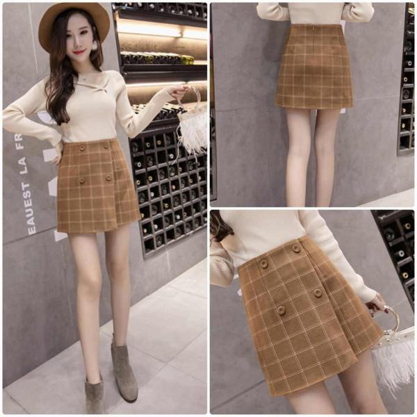 レディース　大きいサイズ　ショート丈　ひざ上　スカート　タイト　ボトムス　カジュアル　キュート　大人　可愛い　フェミニン　おしゃれ　お出かけ　オフィス　デイリー　グレー　ブラウン　S　M　L　XL　2XL　サイズ　送料無料