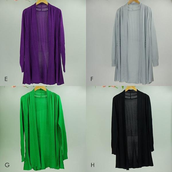 レディース　カーディガン　コーディガン　ロングカーデ　羽織　カジュアル　長袖　大人　可愛い　フェミニン　きれいめ　エレガント　おしゃれ　ホワイト　ピンク　イエロー　レッド　パープル　グリーン　グレー　ネイビー　ブラウン　オレンジ　フリーサイズ　送料無料